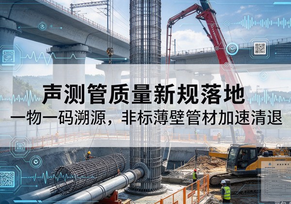 固始声测管质量新规落地，一物一码溯源，非标薄壁管材加速清退