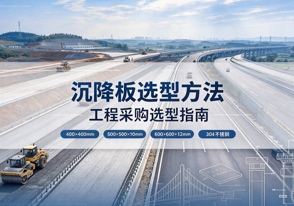 固始沉降板选择方法
